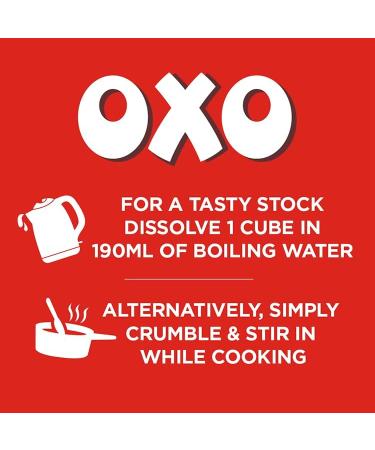 OXO 60 Beef Stock Cubes Made With Authentic Meat Juices - 13.33 Oz - Buy Online on GoSupps.com