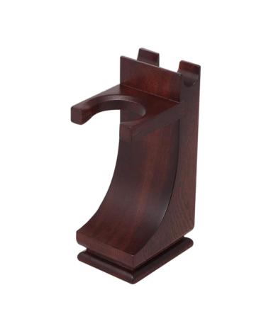 NOLITOY Razor Stand Wood Brush Stand Razor Holder Stand Men Razors Brush Holder Shaving Brush Organizer Shaving Brush Storage Men Shaving Tool Holder Shaving Rack Beard Bamboo
