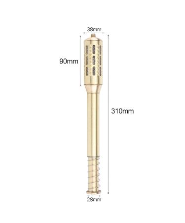 Brass Moxa Roll Burner for Moxibustion Therapy | Pain Relief & Meridian Stimulation Stick - Buy Internationally - Buy Online on GoSupps.com