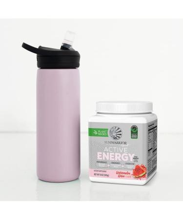 Sunwarrior Plant-Based Preworkout Powder - Hydration Blend with Coconut Water & Mushrooms | Sugar-Free Gluten-Free Dairy-Free | Watermelon Wave 30 Servings - Buy Online on GoSupps.com