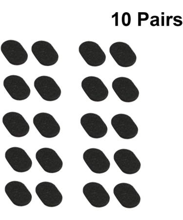 Faruta 10 Pairs Self-Adhesive Soft Foam Nose Pads for Glasses & Sunglasses | Non-Slip Skin Color 1.0mm & Black 1.5mm | International Shipping Available - Buy Online on GoSupps.com