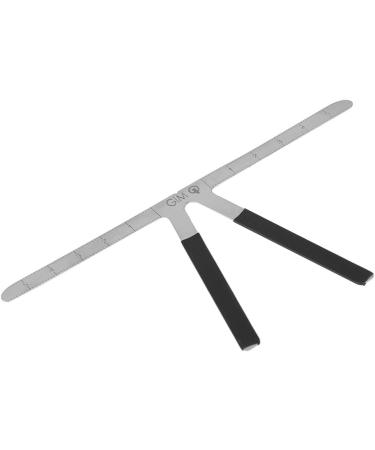 Eyebrow Drawing Shaping Template Eyebrow Ruler with Scale Practical Three Points Positioning Eyebrow Makeup Aid Accessories Reusable Eye Brow Measurement Tool Made of Alloy - Buy Online on GoSupps.com