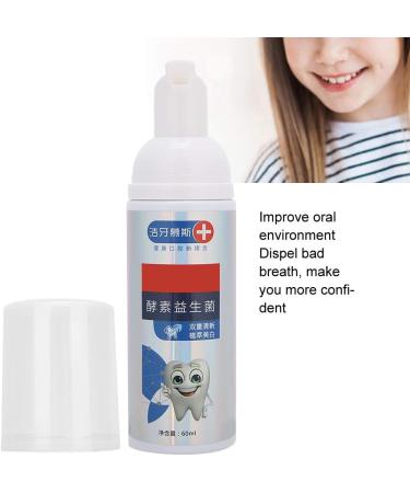 Tooth White Toothpaste Mousse for Kids - Deep Cleaning Strawberry Flavor Foam for Electric Toothbrush - Buy Online on GoSupps.com