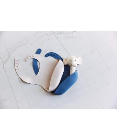Jollein Waterproof Bib with Catch Tray - Pale Pink Nougat - One Size | Shop Internationally - Buy Online on GoSupps.com