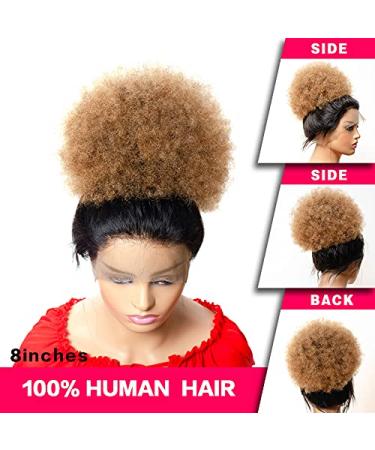 Buy Afro Puff Hair Bun Drawstring Ponytail - 10 Inch Human Hair Clip In Extensions #30 | International Shipping Available - Buy Online on GoSupps.com
