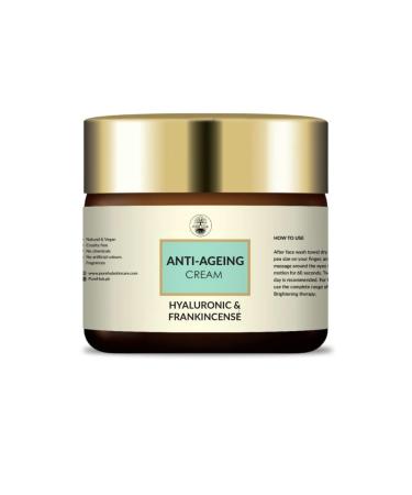 PureHub Orgainc Skincare Anti Aging Cream - Hyaluronic & Frankincense - 50ml
