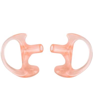Replacement Soft Silicone Earmold Pink Earpiece Good Stretching Two-Way Radio Ear Soft Insert Silicone Earplug for Most Coil Tube Audio Kits for Both Left and Right Ears(M) - Buy Online on GoSupps.com