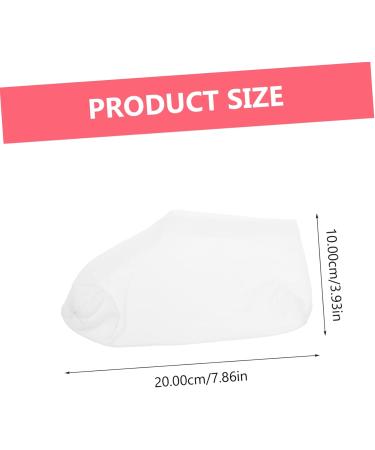 FRCOLOR 4pairs Moisturizing Socks Moisture Socks Aloe Socks Heel Protectors Heel Protector Socks Spa Socks Enhancing Socks Booties Foot Dry Cotton Spandex Cosmetic Silicone Socks White - Buy Online on GoSupps.com