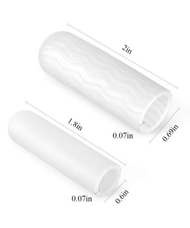 Silicone Finger Protectors for Women - 10 Pack Gel Finger Cots for Pain Relief Cracked Tips & Arthritis - Buy Online on GoSupps.com