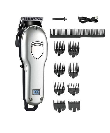 Hair Clippers Hair Clippers Professional Hair Trimmer Adjustable Cutting USB Rechargeabl Li-ion Battery Barber Clipper for Men(Y8580C)