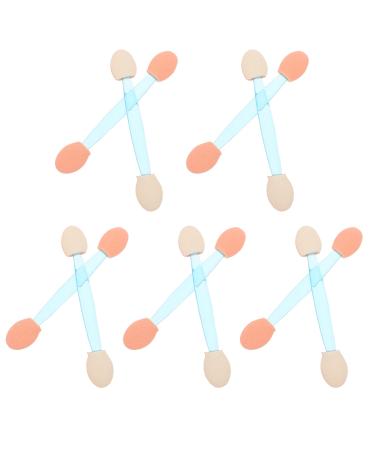 FOMIYES Makeup Eyeshadow Double Ended Makeup Brush 100pcs Eyeshadow Sponge Applicator Disposable Dual Sides Eye Shadow Sponge Applicator Cosmetic Blue Dual Ended Makeup Brush Makeup Gadgets