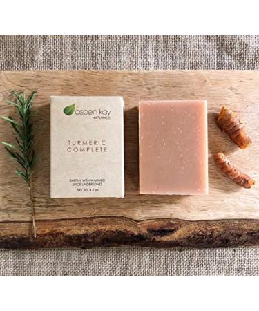 Turmeric Soap 3 Pack - Natural & Organic Gentle Cleanser | 4.5oz Bar - Buy Online on GoSupps.com