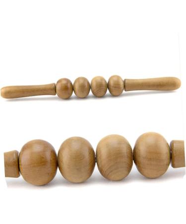Shop Lurrose Wooden Massage Roller - Full Body Hand Massager & Muscle Relief Tool | International Shipping - Buy Online on GoSupps.com