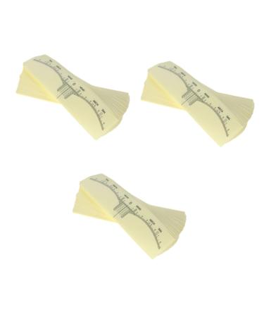 FOMIYES 300 pcs Disposable Stickers Makeup Guide Tool Measuring Stencils Tools Sticker Adhesive Eyebrow