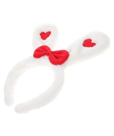Beatifufu Bunny Ear Headband Party Hairbands Women Headpiece Women Hair Decoration Bunny Ears Adult Bunny Ear Hair Decoration Plush Headbands for Women Hair Accessories for Hair Bands