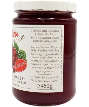  Darbo Darbo Naturrein Red Ribisel finely strained 450 g - Buy Online on GoSupps.com