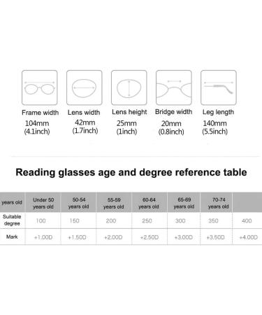 TBHOME 2 Metal Neck Frame Reading Glasses - Comfortable Spring Hinge Readers for Men & Women - Gray 1.0 - Buy Online on GoSupps.com