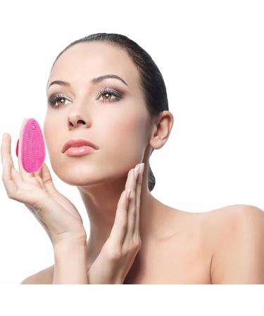 Silicone Face Exfoliator Scrubber - 4 Pack Manual Cleansing Brush for Deep Pore Exfoliation - Gentle Daily Oil and Dirt Cleanse - Suitable for All Skin Types - Buy Online on GoSupps.com