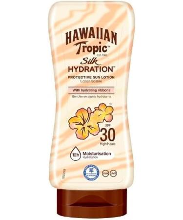 HAWAIIAN TROPIC - Silk Hydration | Protective Sun Lotion SPF 30 | 180 ml 180 ml (Pack of 1) SPF 30 - Buy Online on GoSupps.com
