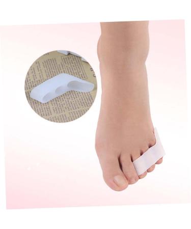 5 Pair Silicone Bunion Spacer Separators for Men and Women - White Toe Stretchers for Bunions Gasket Thumb - Healeved Stretcher - Buy Online on GoSupps.com