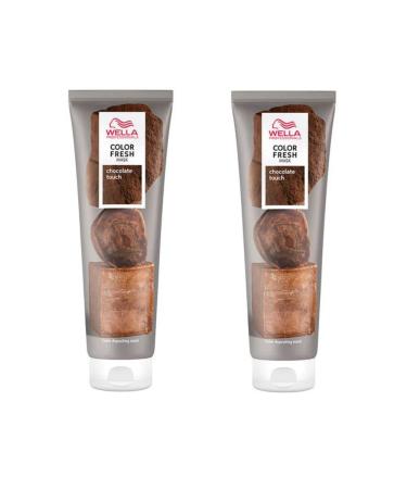 Wella Professionals - Pack of 2 Color Fresh Mask temporary coloring mask Chocolate 150ml