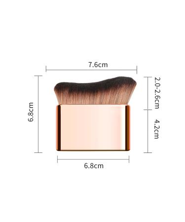 2023 New Siren Makeup Brush - BeCausePro Gold Brush for Liquid Cosmetics | Best Quality Makeup Tool - Buy Online on GoSupps.com