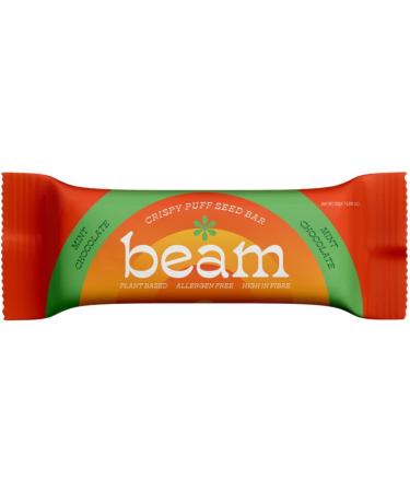 BEAM Mint Chocolate Seed Bar | Nut Free, Gluten Free, Dairy Free | High Fiber, Plant-Based Snack | 12x30g Bars - Buy Online on GoSupps.com