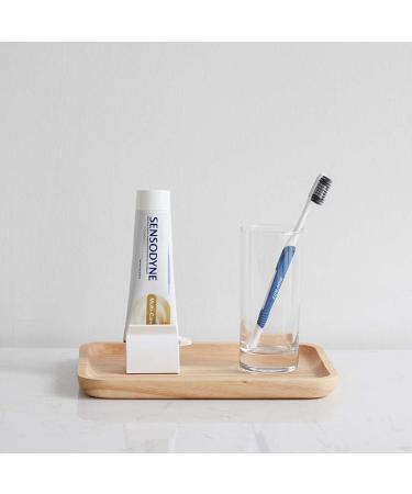 LONGFITE Toothpaste Squeezer Set of 2 Rolling Tube Toothpaste Holder Stand Bathroom Organizer (White) - Buy Online on GoSupps.com