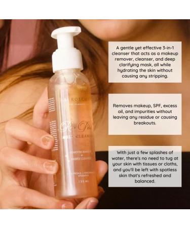 SURO SKIE Rose Petals Melt Cleanser - Vitamin E & Sunflower Oil Makeup Remover for All Skin Types | 120ml - International Shipping Available - Buy Online on GoSupps.com