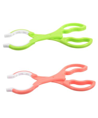 Abaodam 2pcs Bottle Clip Portable Milk Bottle Clamp Canning Jar Tongs Bottle Handles Pacifier Clip Clamps Hot Pirate Adult Bottle Tong Nursing Care Mini Pliers Pp 25X9.5CM As Shown