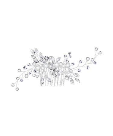 Elegant Bridal Comb - Pearl Hair Accessories for Brides | Wedding Headpiece & Jewelry - Buy Online on GoSupps.com