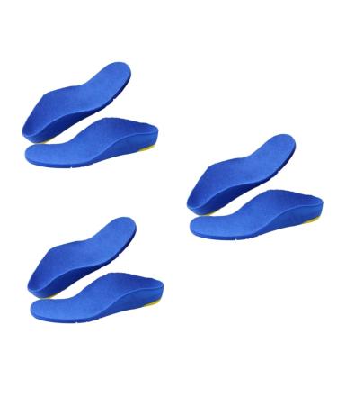 NOLITOY 3 Pairs Feet Cushion Pads Kids Sports Insoles Kids Correct Insoles Kids Inserts Shoe Cushions Kids Orthotics Inserts Arch Support Insoles Breathable Inner Cushion Child