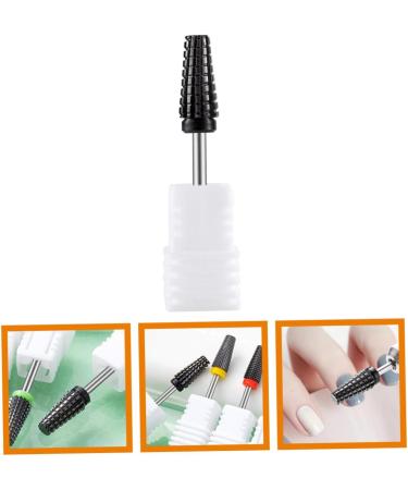 FRCOLOR Black Ceramic Nail Polishing Head Ceramics Grinding Head Manicure Women's - Buy Online on GoSupps.com