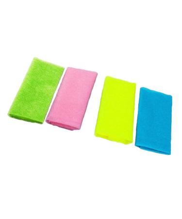 Healeved Onsen Bath Towel 4pcs Body Towels Back Scrubber Back Scrubber Towel Loofah Bath Towel Bath Cloth Massage Cloth Frosted Bath Loofahs