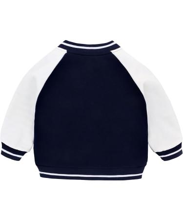 Famuka Baby Jacket Kids Baseball Suit Coat | 2-3 Years | Navy | Boys Girls Jacket - Buy Online on GoSupps.com