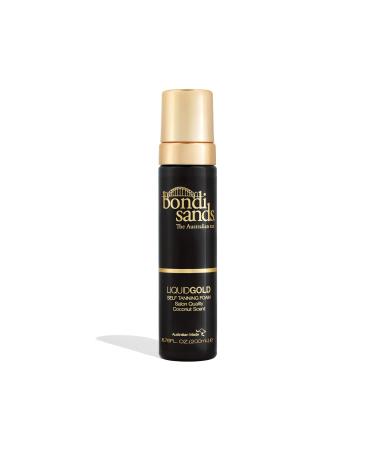 Bondi Sands Liquid Gold Self Tanning Foam | Lightweight + Quick Dry Foam Enriched with Argan Oil, Provides a Hydrated Streak-Free Tan | 6.76 Oz/200 mL