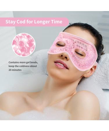 NEWGO Cooling Eye Mask Bundle - Includes Gel Eye Mask with Eye Holes - Buy Online on GoSupps.com
