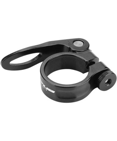 Aluminum Alloy Quick Release Bike Post Clamp for 27.2/28.6mm Seat Post - Black - Buy Online on GoSupps.com