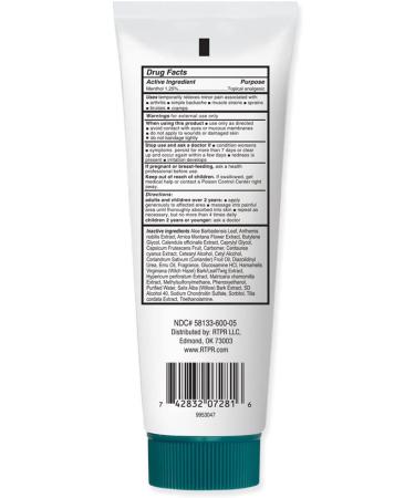 Real Time Pain Relief 5 oz Tube - Fast-Acting Pain Relief Cream - Buy Online on GoSupps.com