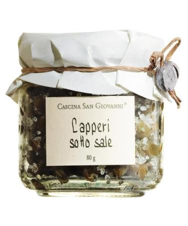 Cascina San Giovanni capers in sea salt 80 gr.