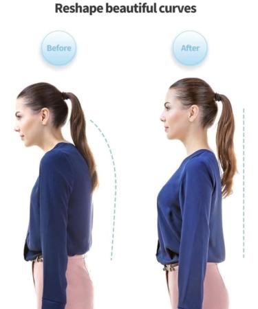 Shoulder Support Posture Corrector for Men and Women Back Support Adjustable Lightweight Posture Corrector Helps Relieve Back Strain Slouching and Text Neck Moisture Wicking Fibers - Buy Online on GoSupps.com
