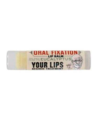 Sigmund Freud's Oral Fixation Lip Balm - Eucalyptus Mint Flavor Cruelty-Free Made in USA | Natural Ingredients | International Shipping - Buy Online on GoSupps.com