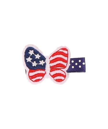 American Flag Hair Clips - Patriotic 4th of July Independence Day Accessories for Kids - Buy Online on GoSupps.com