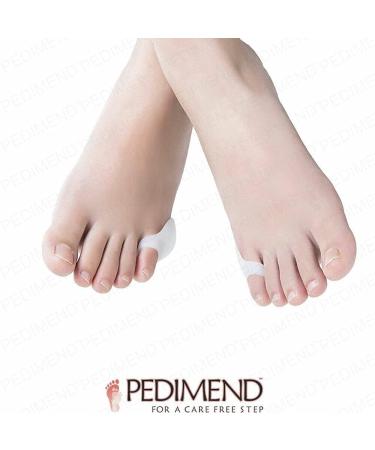 Pedimend Tailor Bunion Relief Gel Pads - 4 PCS Small Toe Separator & Pinky Toe Straightener | Bunionette Protection Sleeve - Buy Online on GoSupps.com