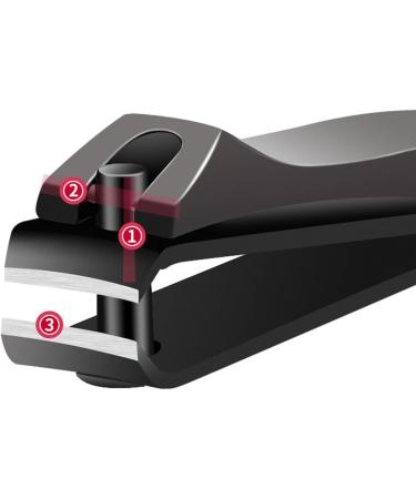 HCHGJKN Nail Clippers Nail Clippers Manicure Tools Stainless Steel Die-cast Zinc Alloy Nail Clippers Black Size Nail Clippers With File(S) - Buy Online on GoSupps.com