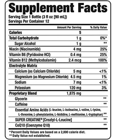 Bang Energy Shots Radical Skadattle 3 Fl Oz (Pack of 24) - Carbonated Energy Shot with Super Creatine - Buy Online on GoSupps.com