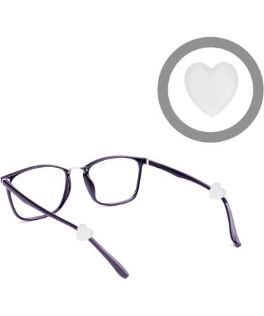 Iplusmile 10th Non-Slip Silicone Sleeve for Glasses - Durable Glass Holder & Stopper for Hinge | Child-Friendly Transparent Pebble Gel - Buy Online on GoSupps.com