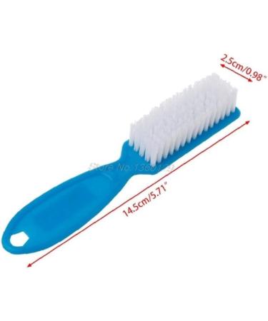 Bongles Plastic Handle Nail Art Cleaning Brush - Manicure Gel Accessory for Dust Removal | Random Colors Available - Buy Online on GoSupps.com