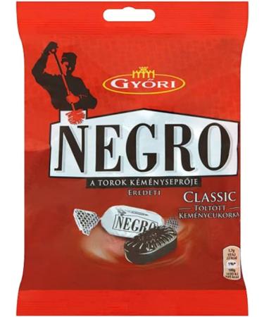 Gyori Edes Negro Classic Menthol Candy 79 g Pack of 5 - Buy Online on GoSupps.com
