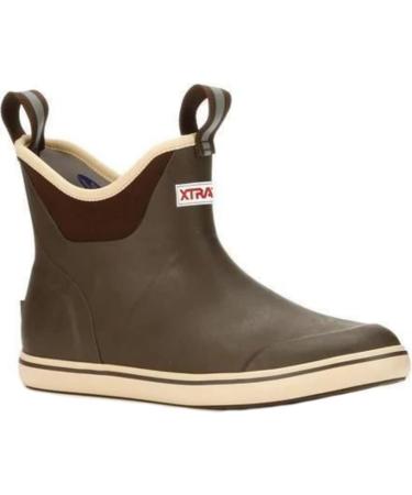Xtratuf Men's 6 Ankle Deck Boot Size 12(M) - Chocolate/Tan - Buy Online on GoSupps.com